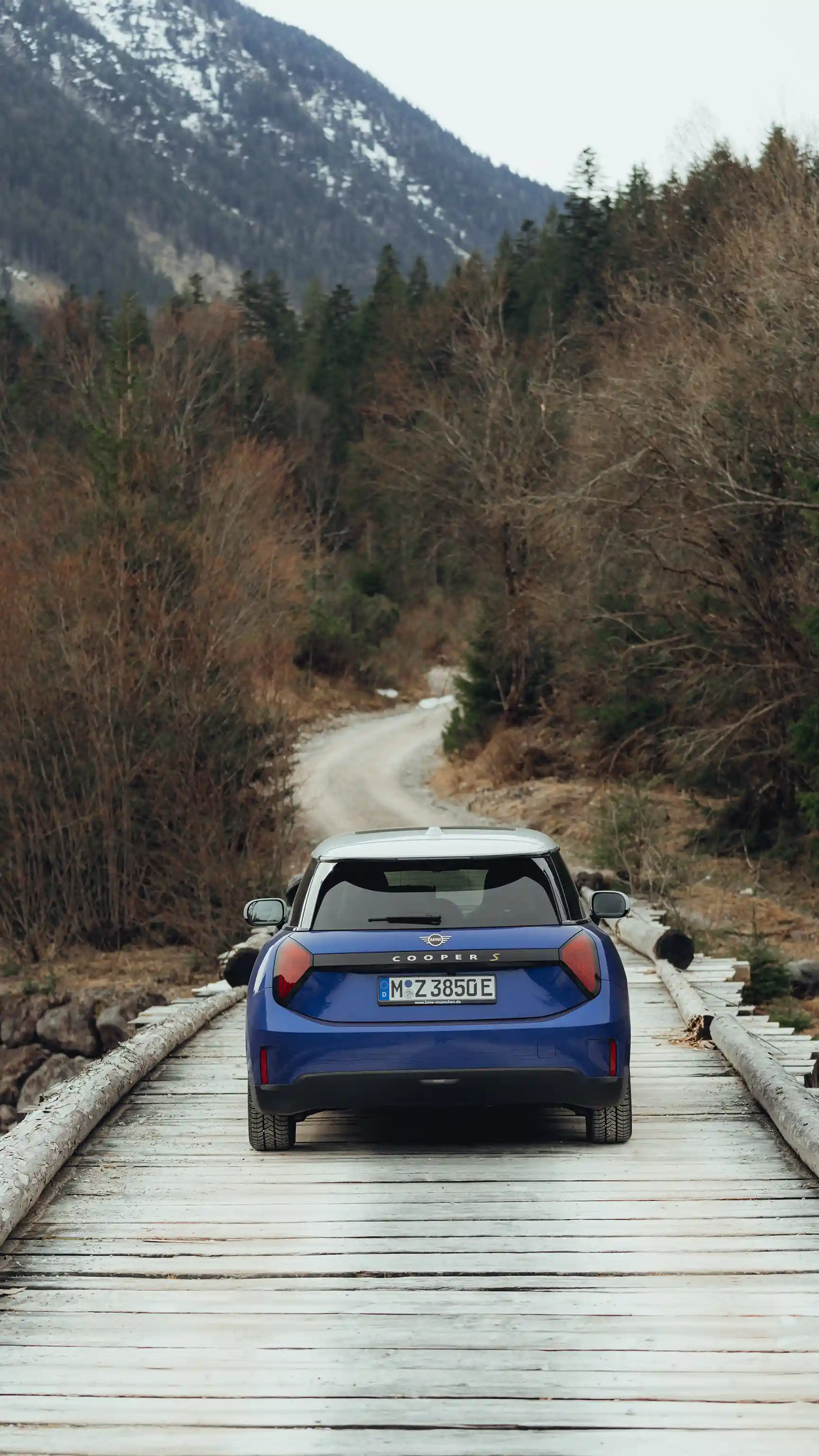 All-Electric MINI Cooper - Rear View