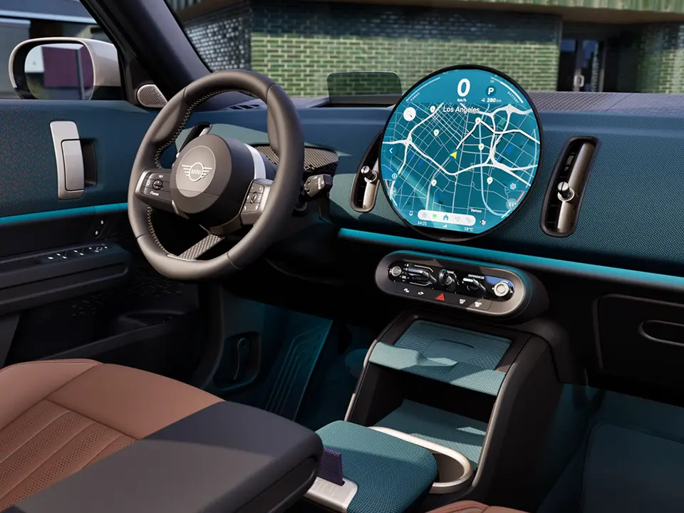 MINI Countryman – Interieur – Cockpit mit OLED-Zentralinstrument