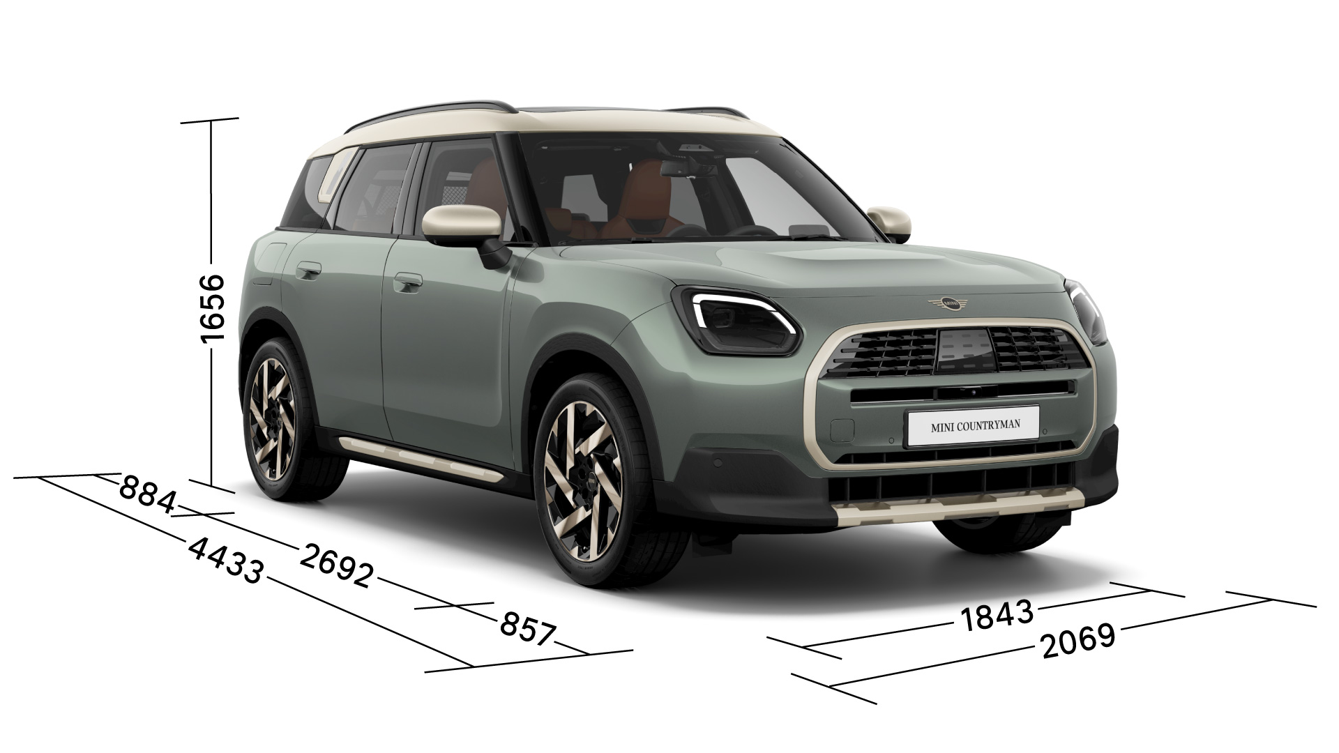 MINI Countryman – Maße und Abmessungen